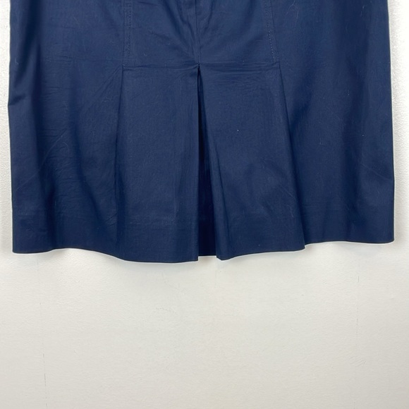 J Crew Career Straight Pencil Skirt Lined Pleated Back Hem Zip Closure Women 4 - Picture 6 of 12